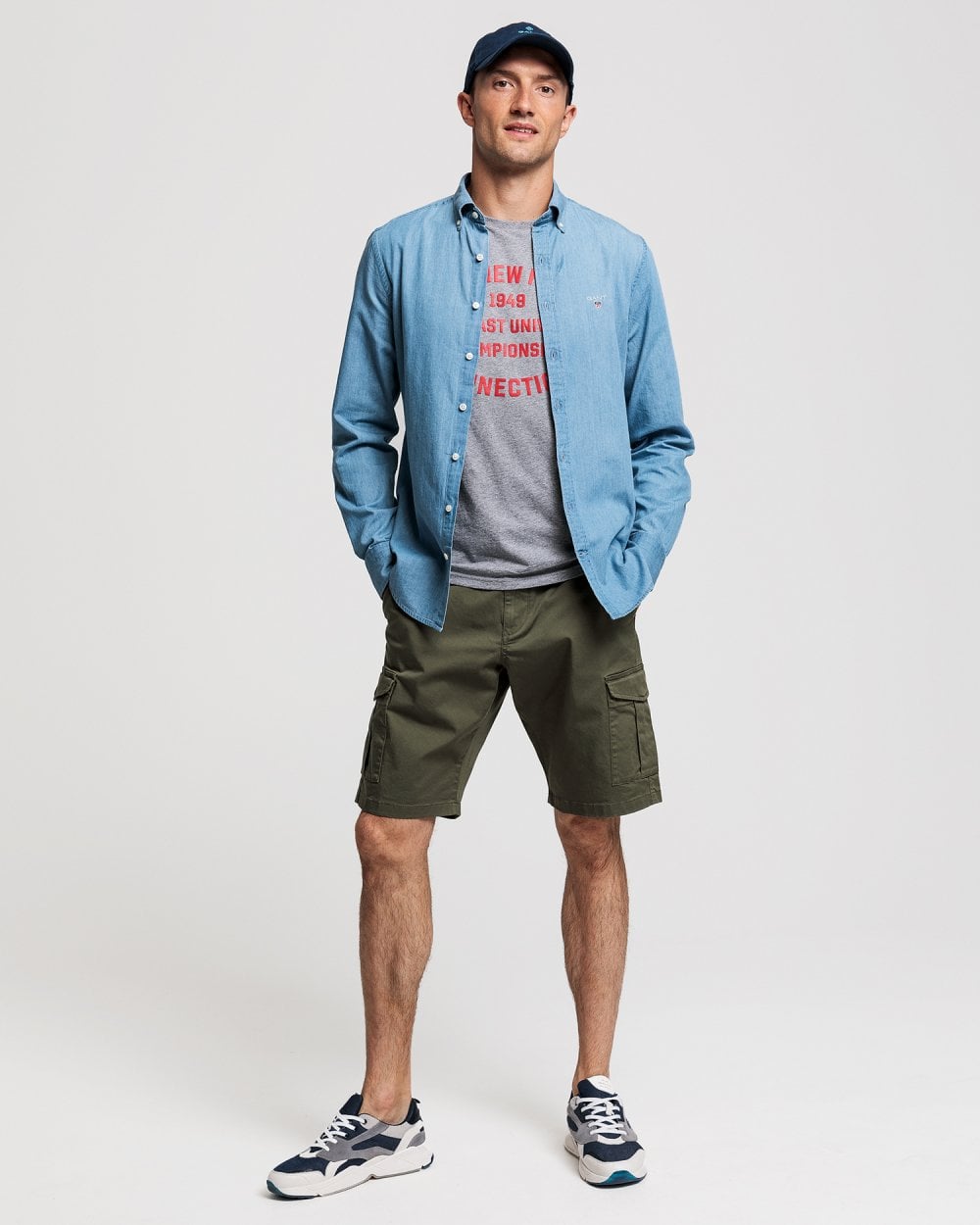 Slim Fit Indigo Shirt
