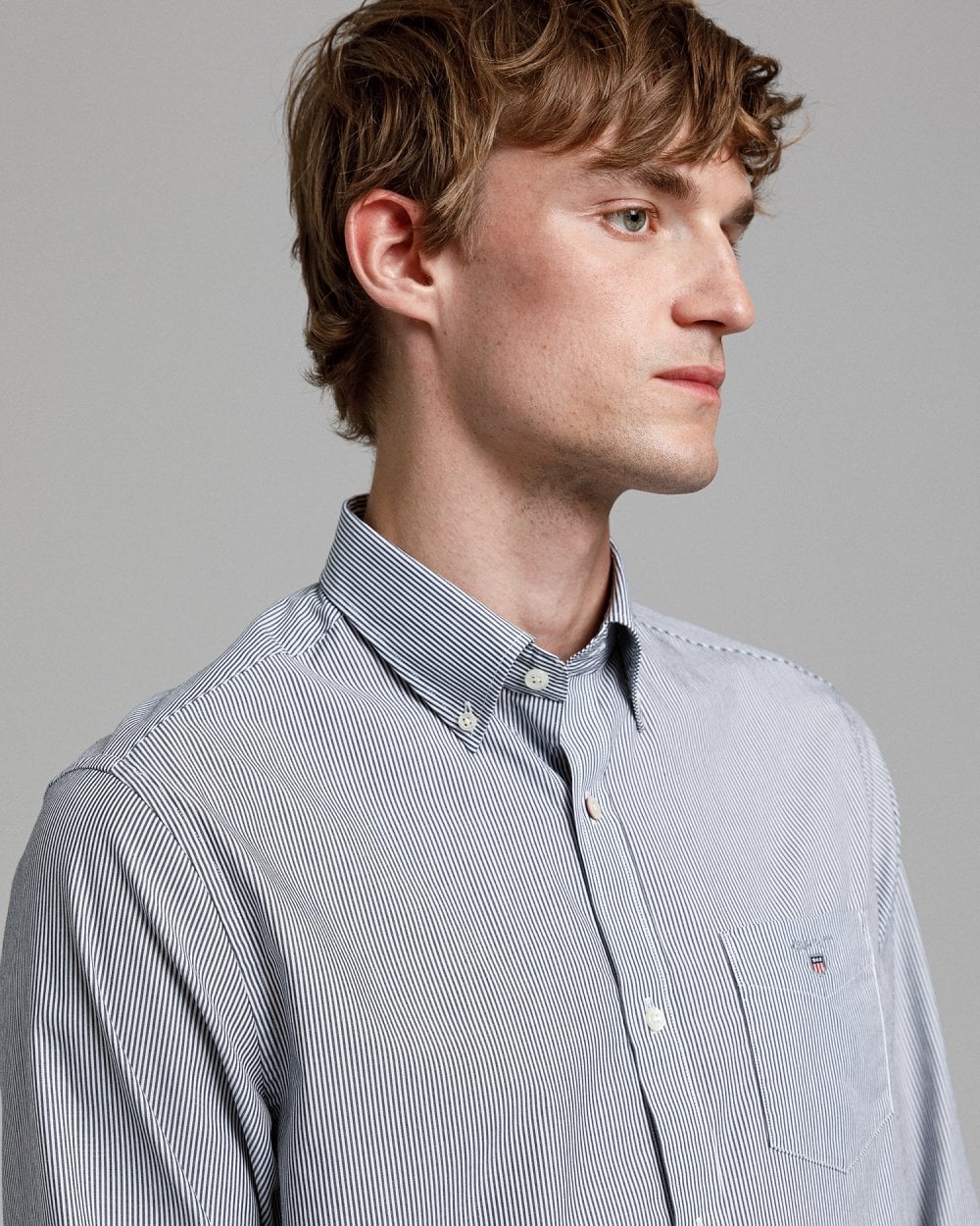 Regular Fit Banker Broadcloth Shirt