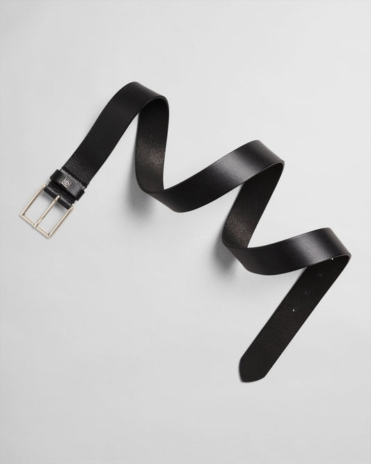 Logo Leather Belt