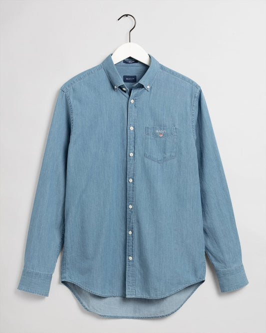 Regular Fit Indigo Shirt