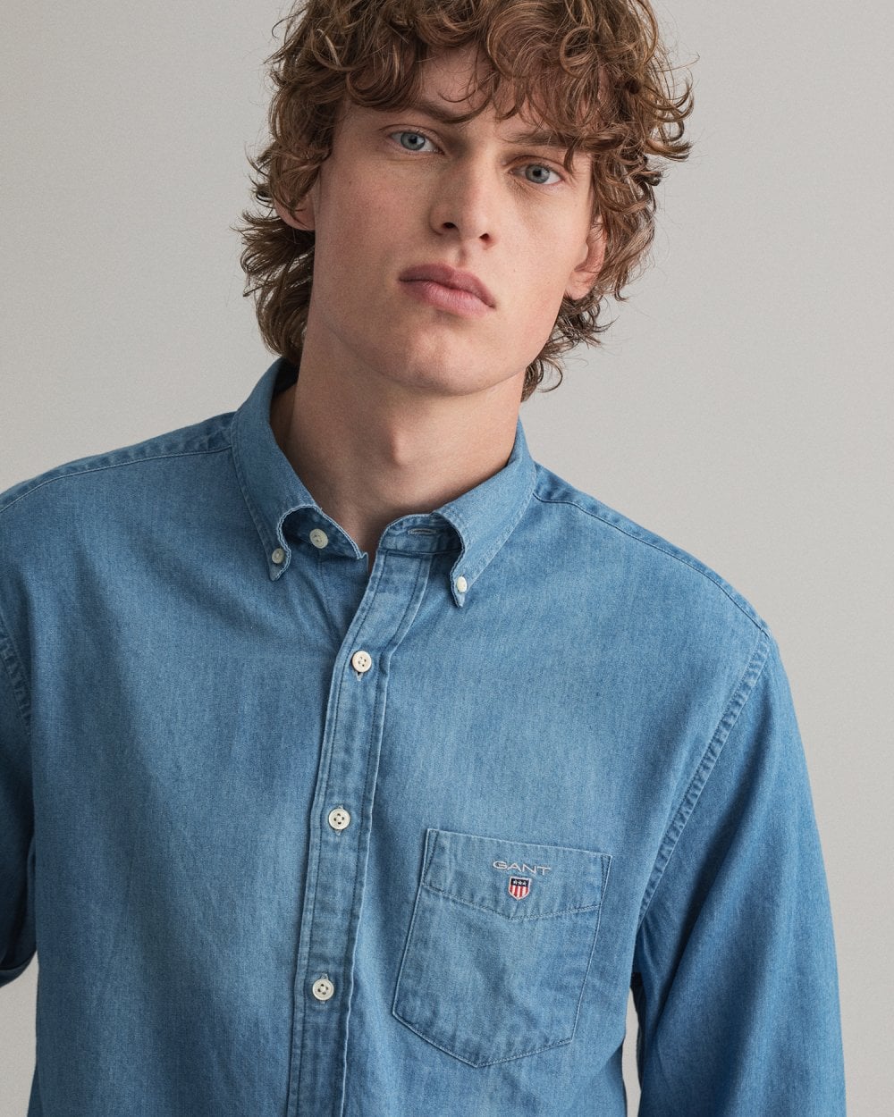 Regular Fit Indigo Shirt