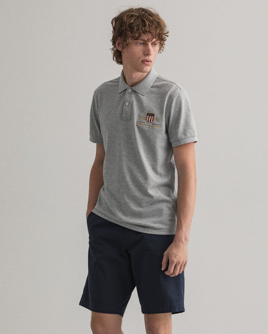 Archive Shield Pique Polo Shirt