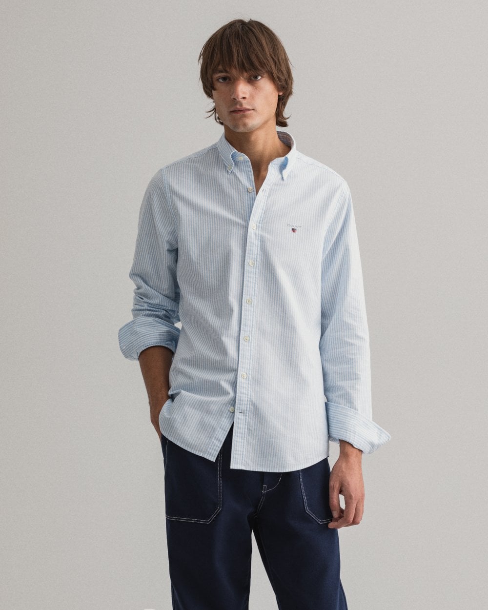 Slim Fit Banker Oxford Shirt