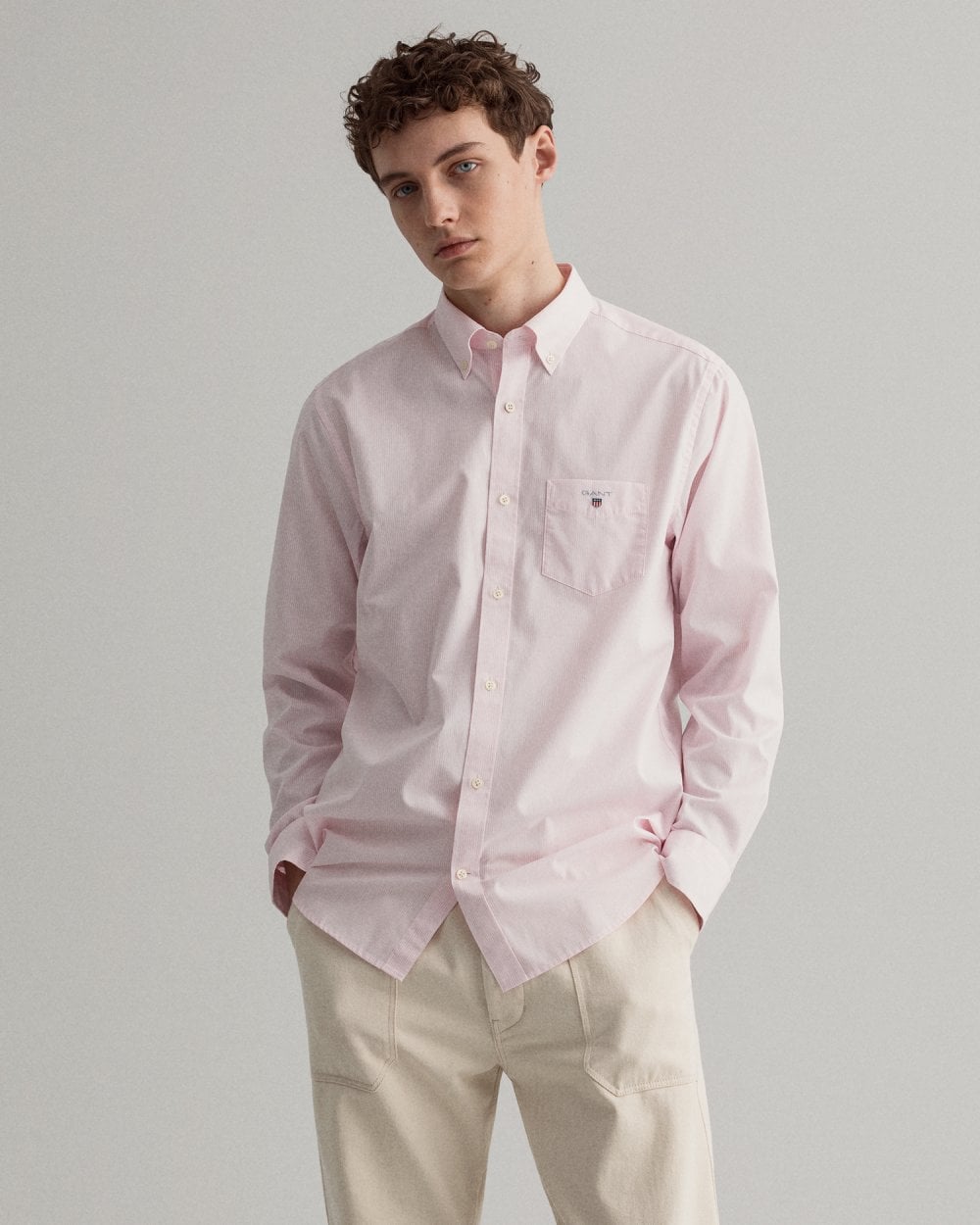 Regular Fit Banker Broadcloth Shirt
