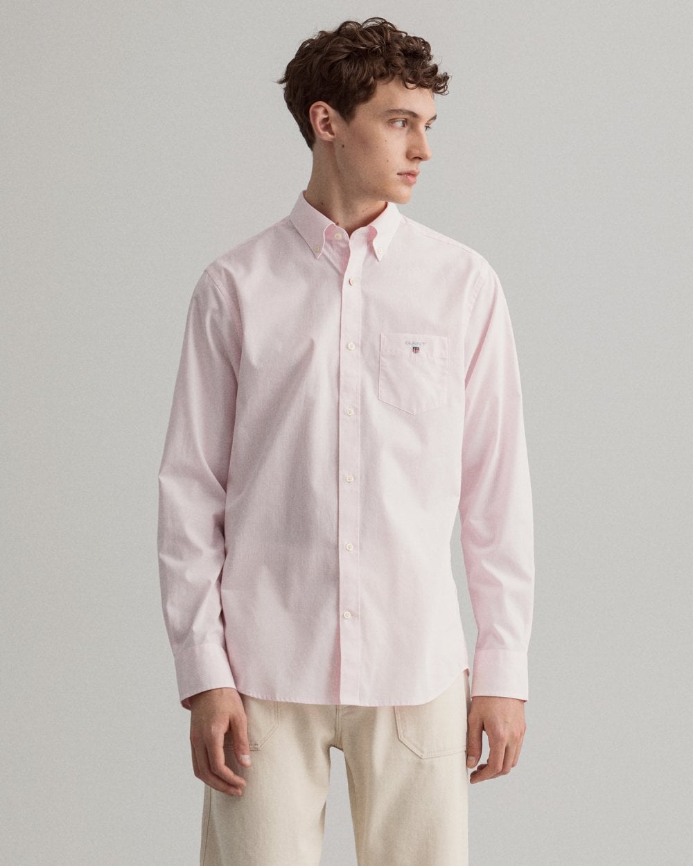 Regular Fit Banker Broadcloth Shirt