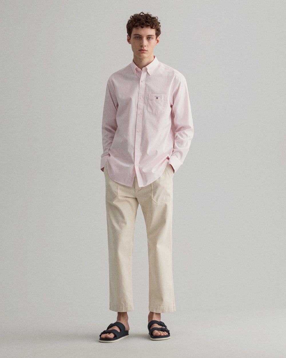 Regular Fit Banker Broadcloth Shirt