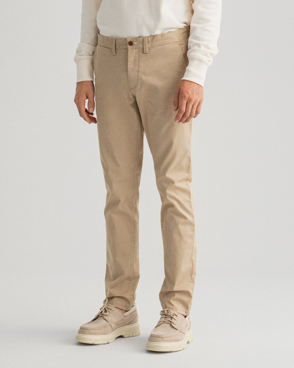 Hallden Slim Fit Twill Chinos