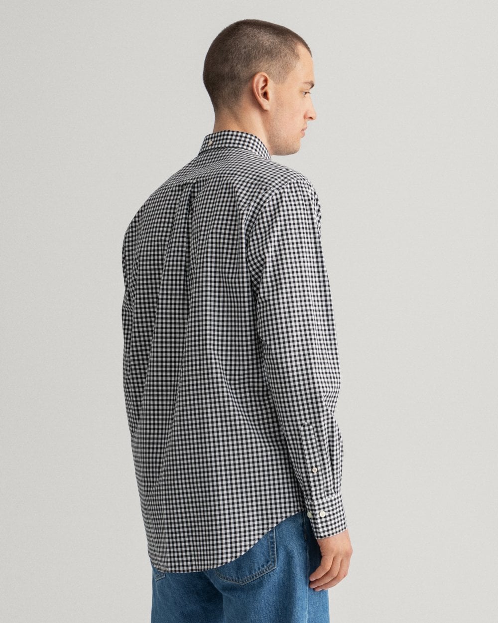 Regular Fit Gingham Broadcloth Shirt