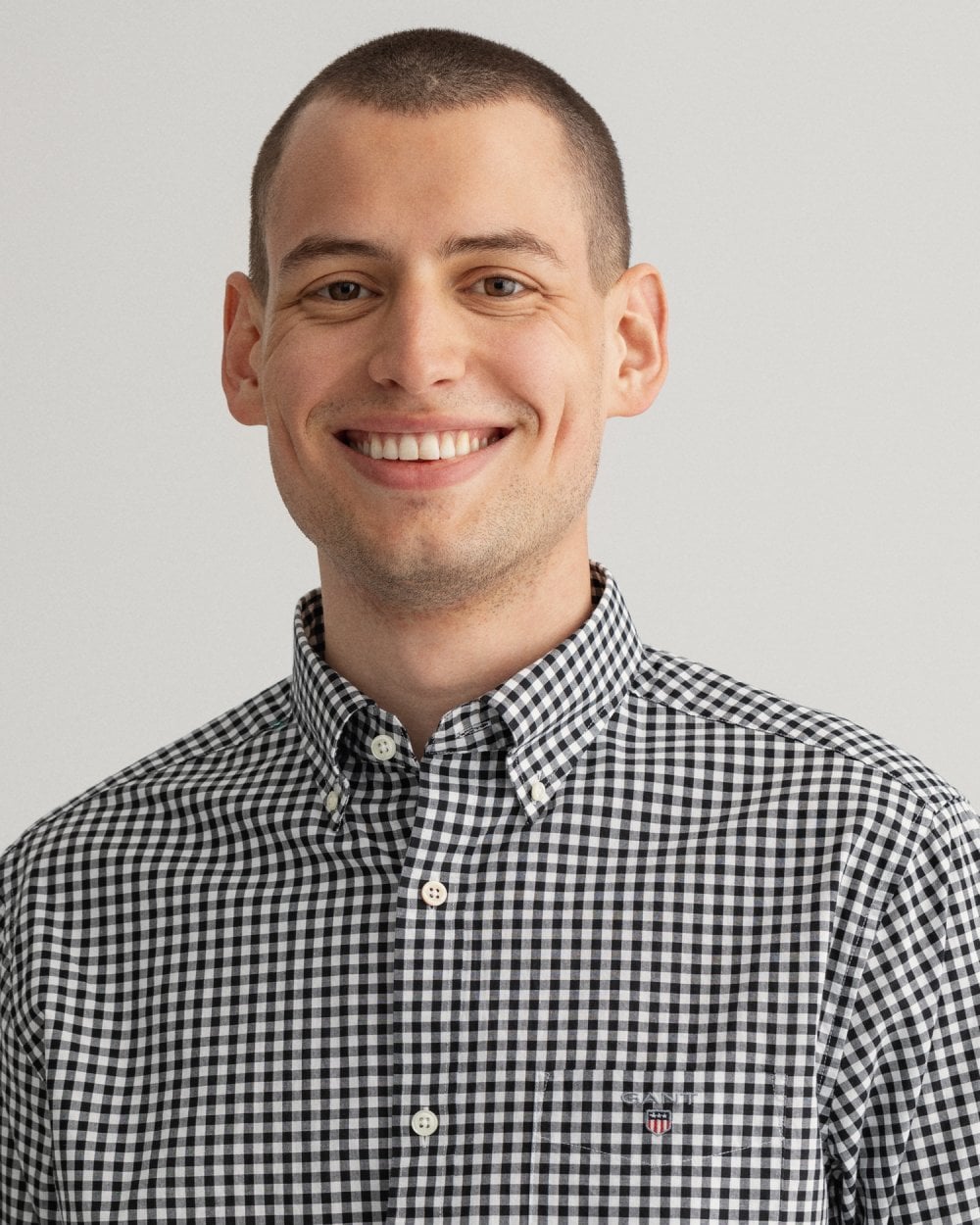 Regular Fit Gingham Broadcloth Shirt