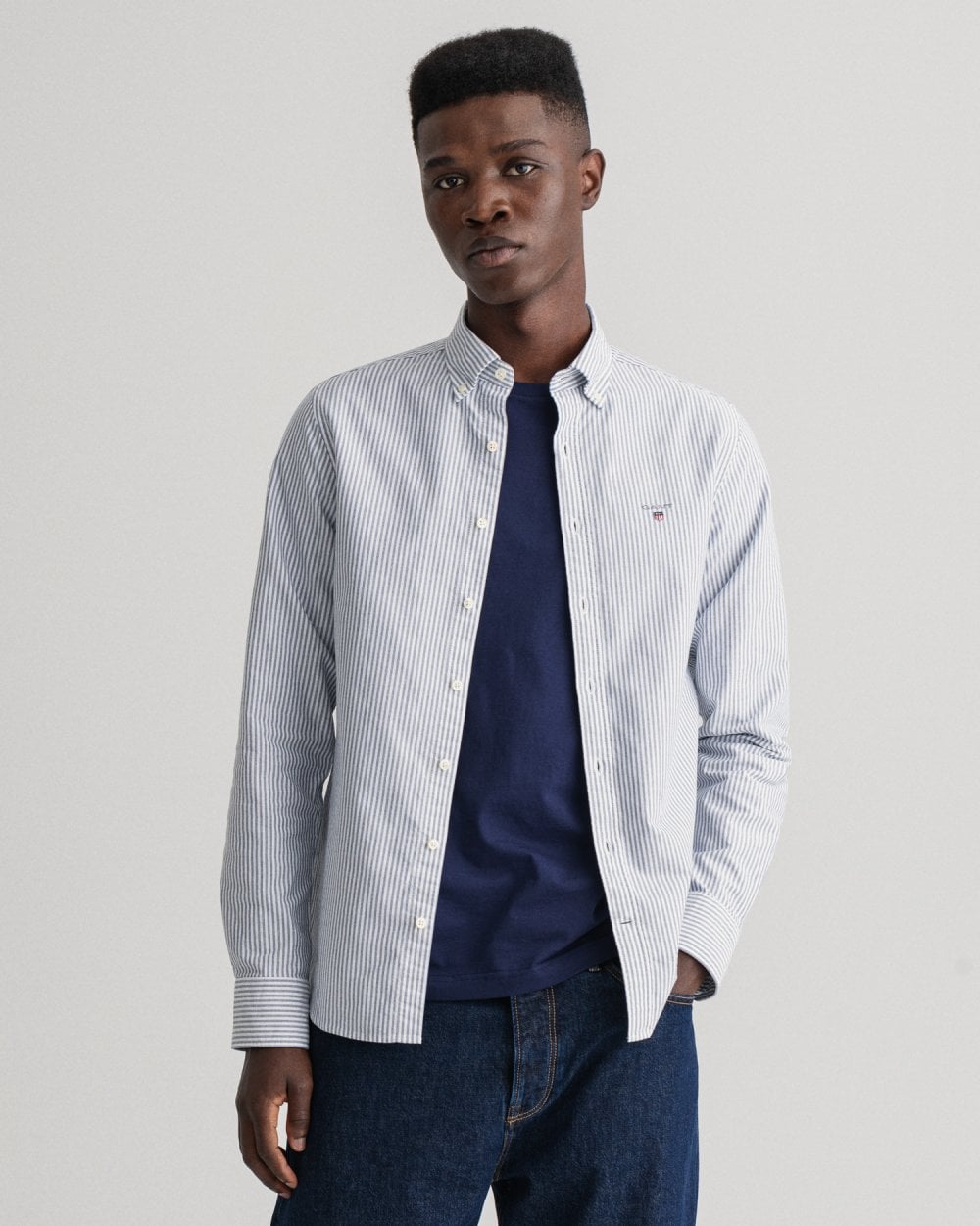 Slim Fit Banker Oxford Shirt