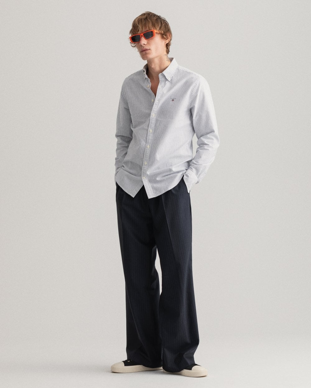 Slim Fit Banker Oxford Shirt