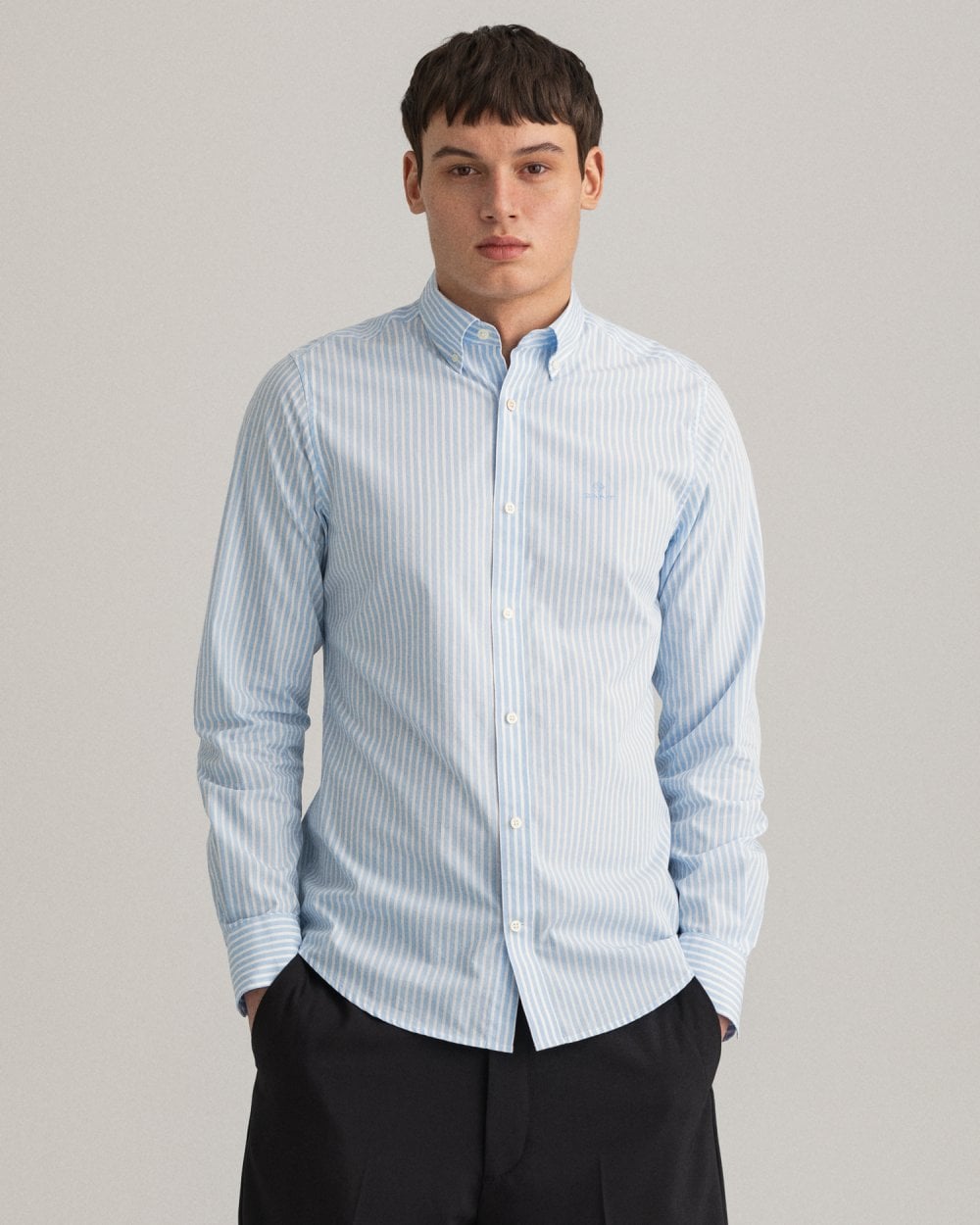 Slim Fit Stripe Broadcloth Shirt