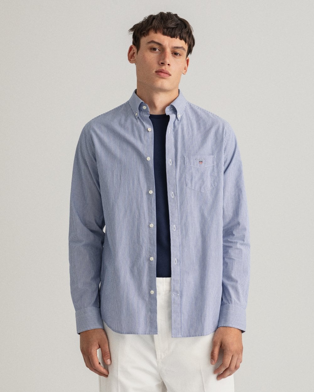 Regular Fit Banker Broadcloth Shirt