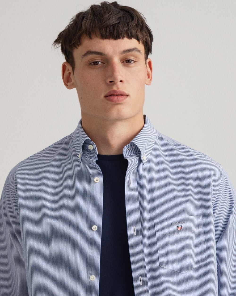 Regular Fit Banker Broadcloth Shirt