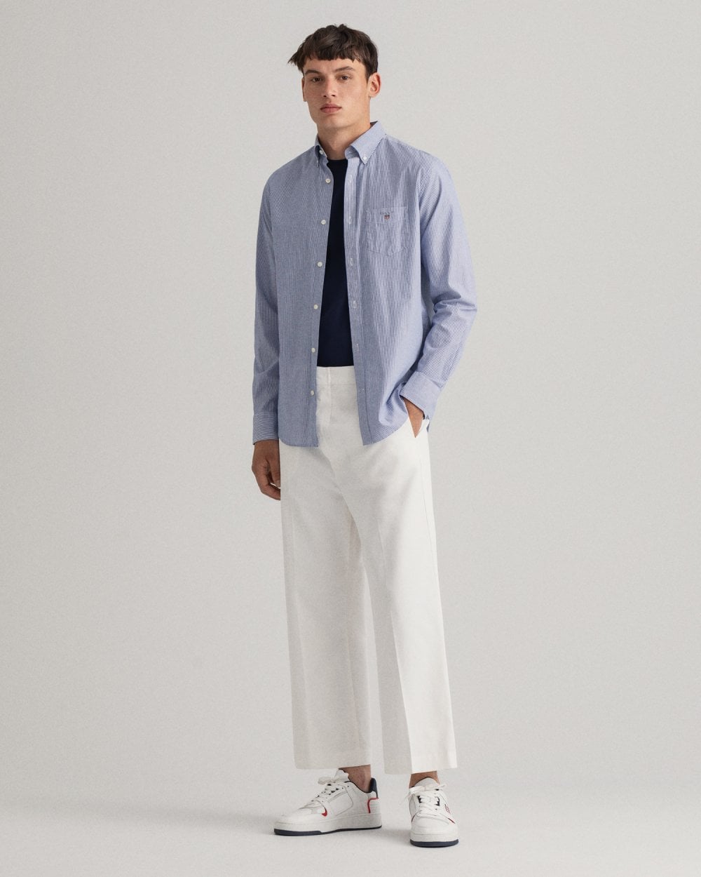 Regular Fit Banker Broadcloth Shirt