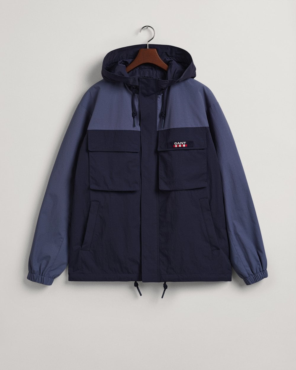 Blocked Hooded Jacket