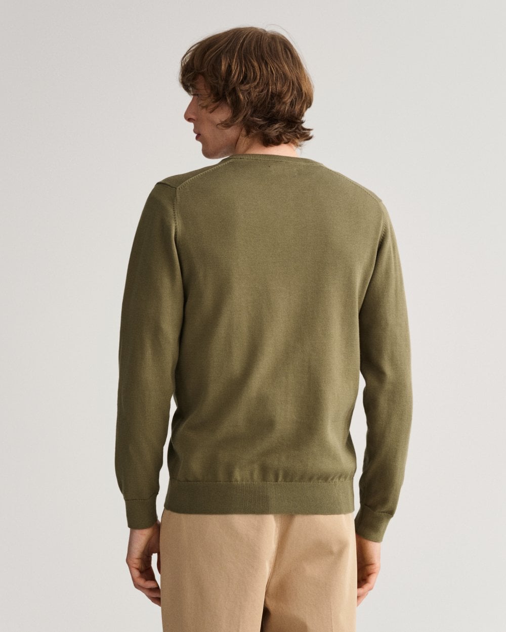 Classic Cotton V-Neck Sweater