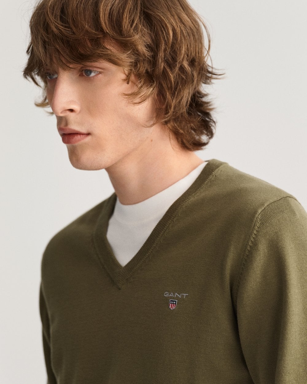 Classic Cotton V-Neck Sweater
