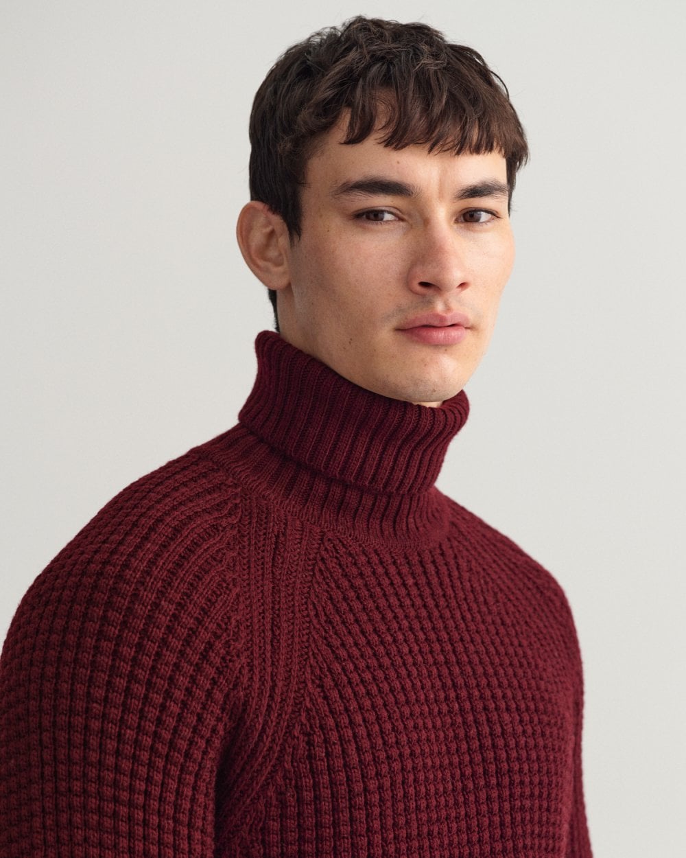 Textured Rollneck Sweater
