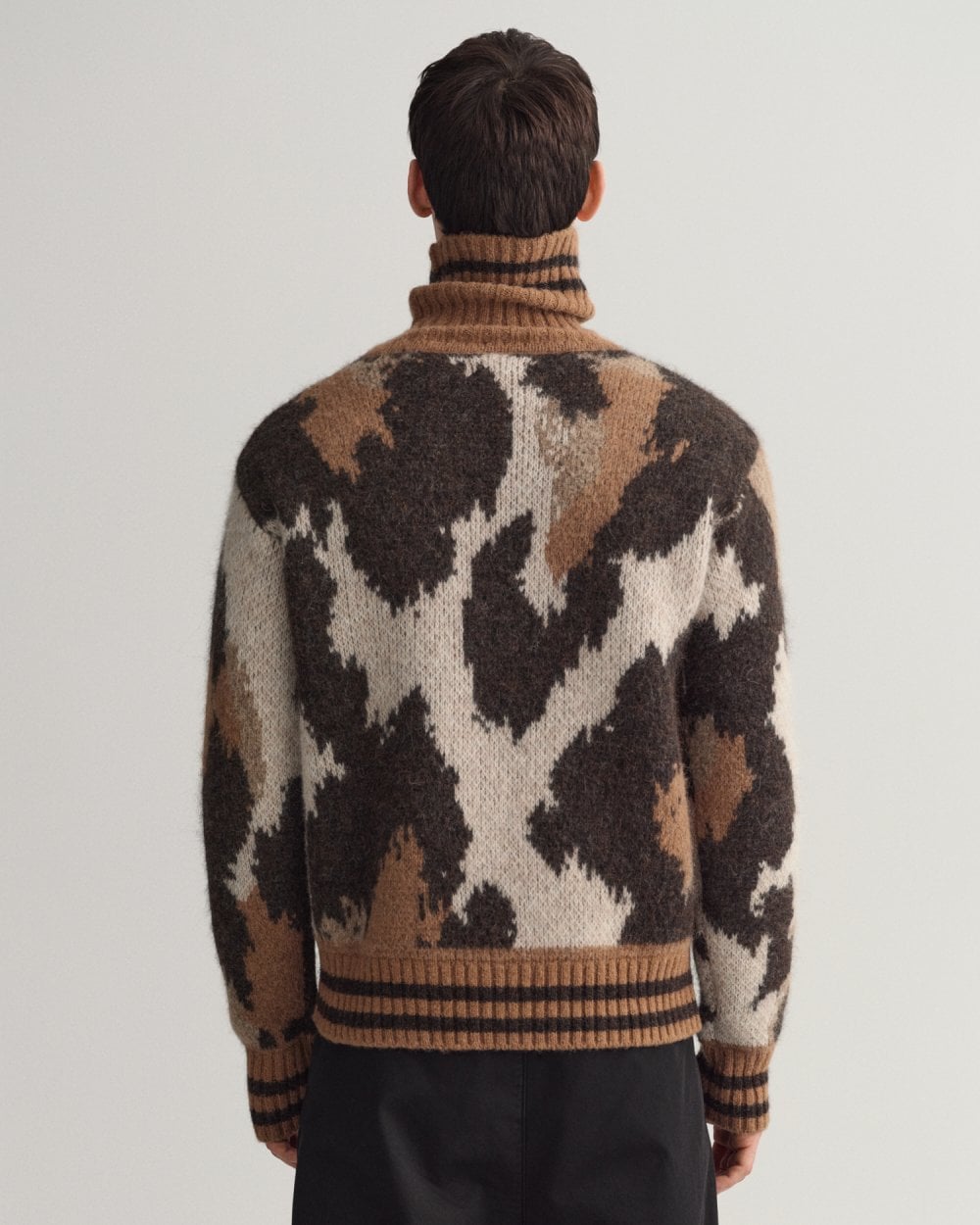 Leopard Rollneck Sweater