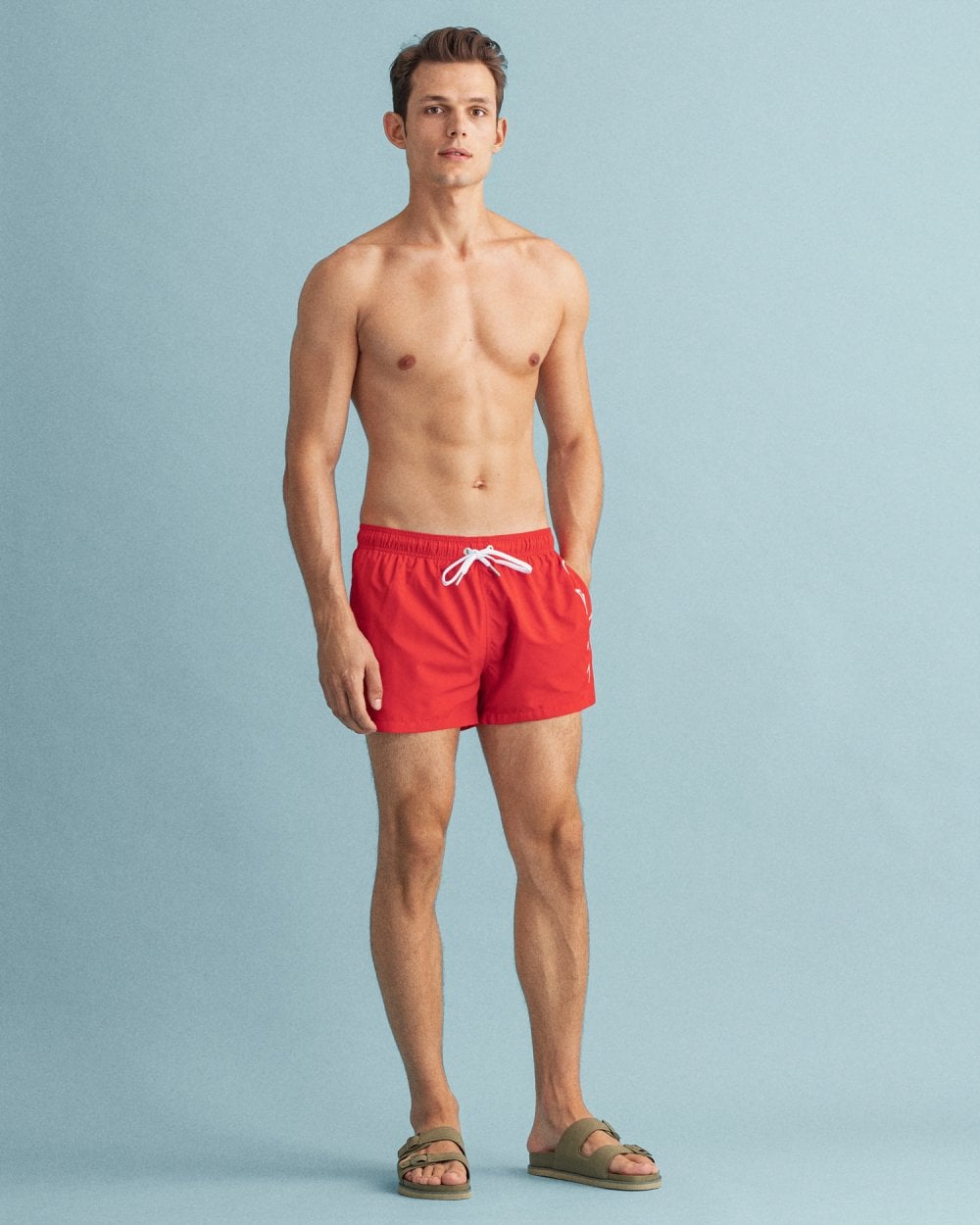 Short Cut Lightweight Logo Swim Shorts
