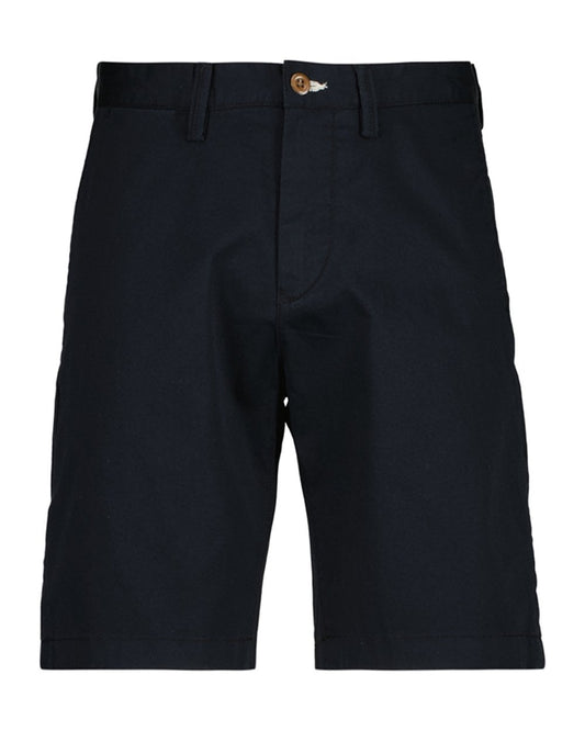 Hallden Slim Fit Twill Shorts