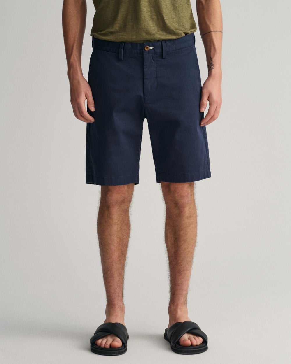 Hallden Slim Fit Twill Shorts