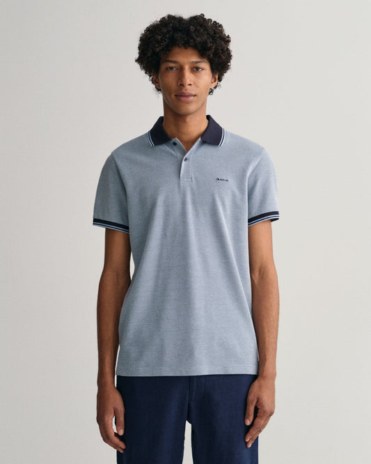 4-Color Oxford Pique Polo Shirt