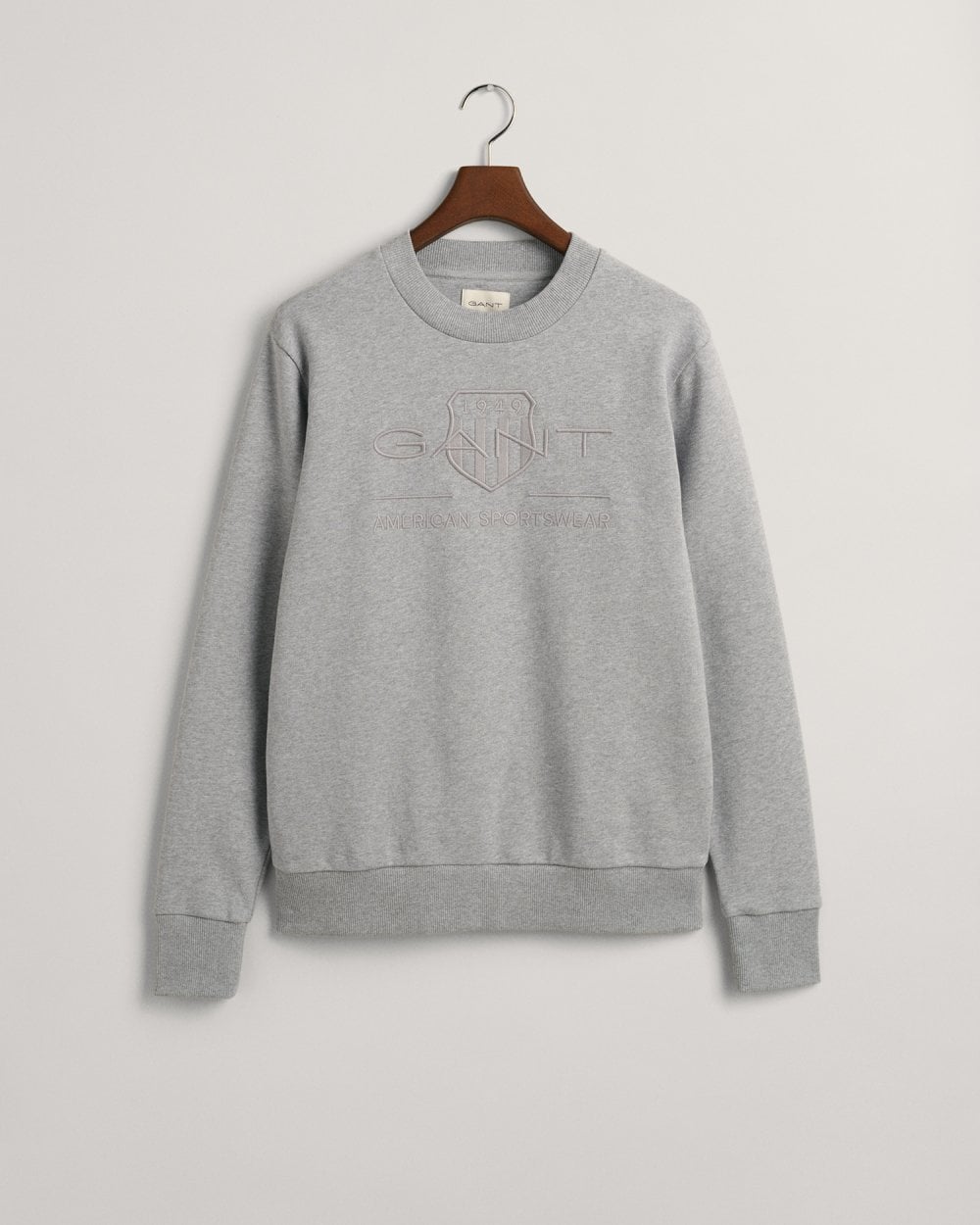 Tonal Shield Crew Neck Sweatshirt