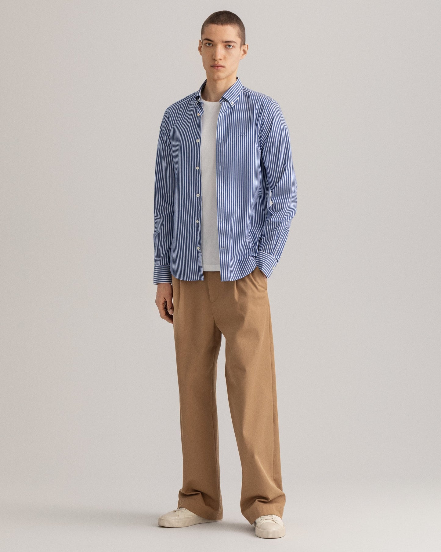 Slim Fit Stripe Broadcloth Shirt