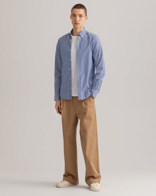 Slim Fit Stripe Broadcloth Shirt