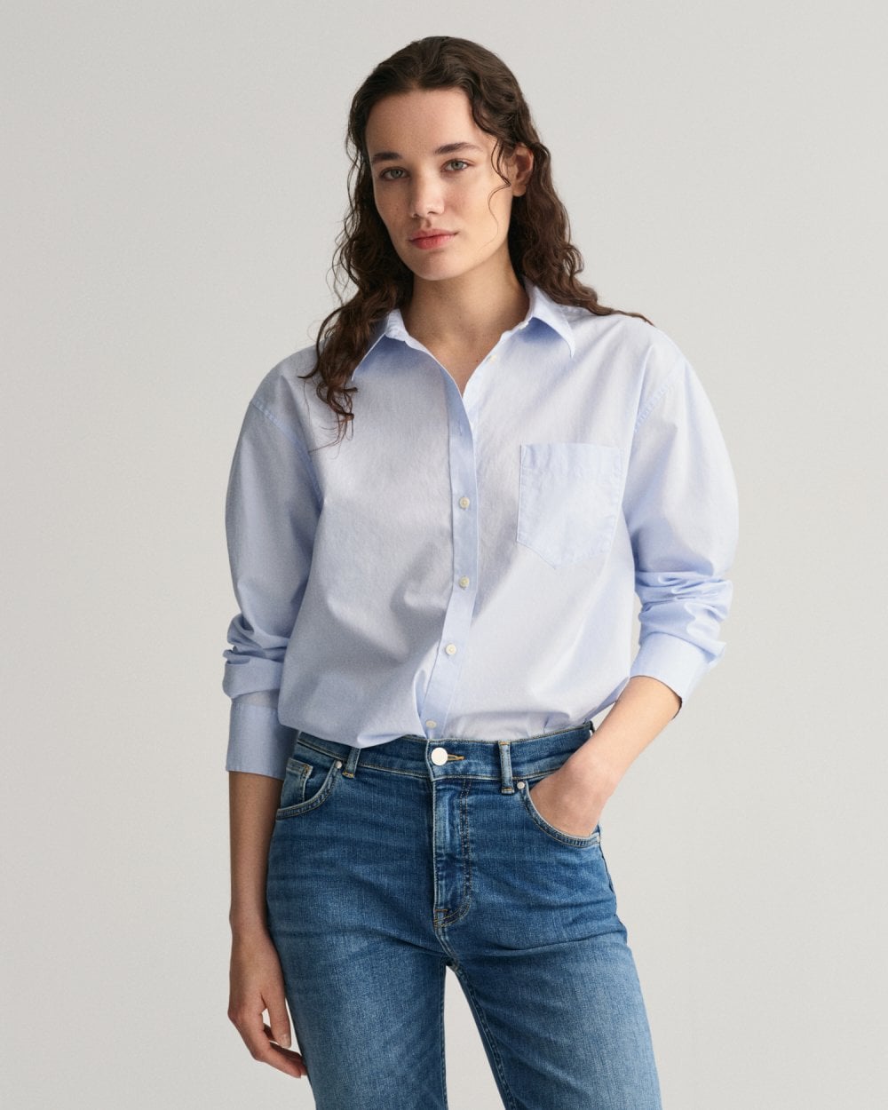 Relaxed Fit Classic Poplin Shirt