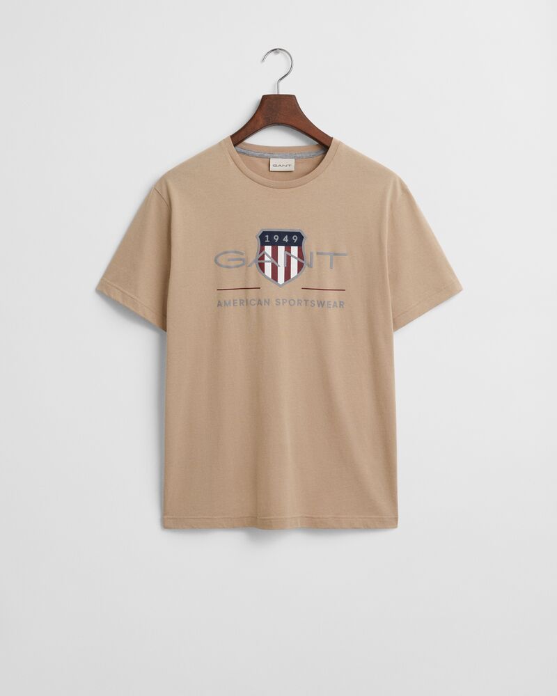 REG ARCHIVE SHIELD SS T-SHIRT Brown / S