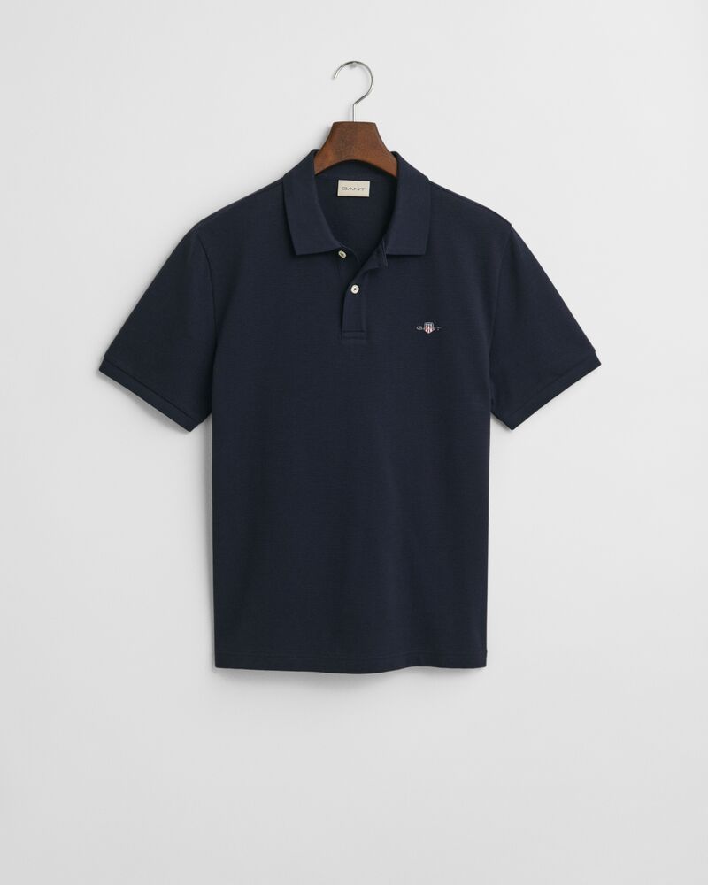 TEXTURED POLO Blue / S