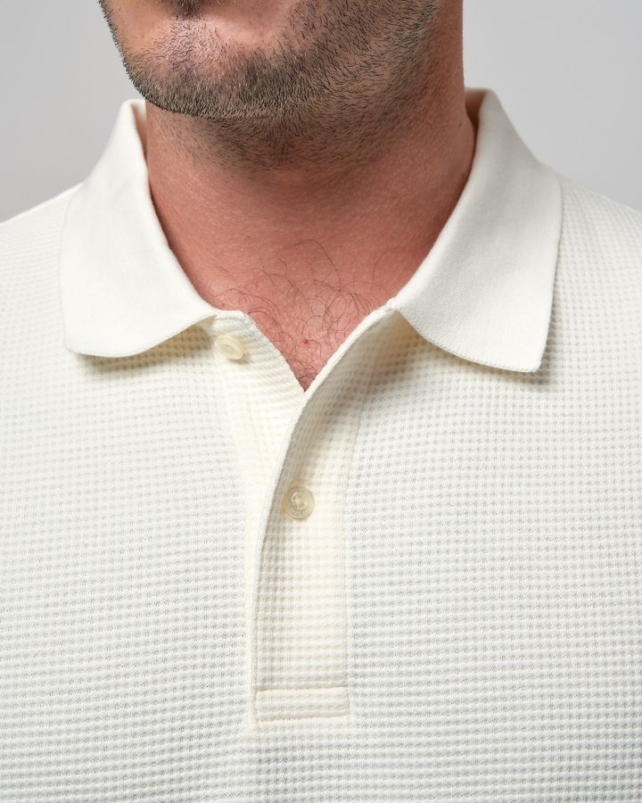 Gant Waffle Texture Short Sleeve Polo