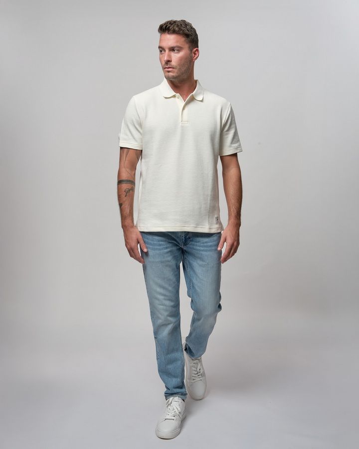 Gant Waffle Texture Short Sleeve Polo