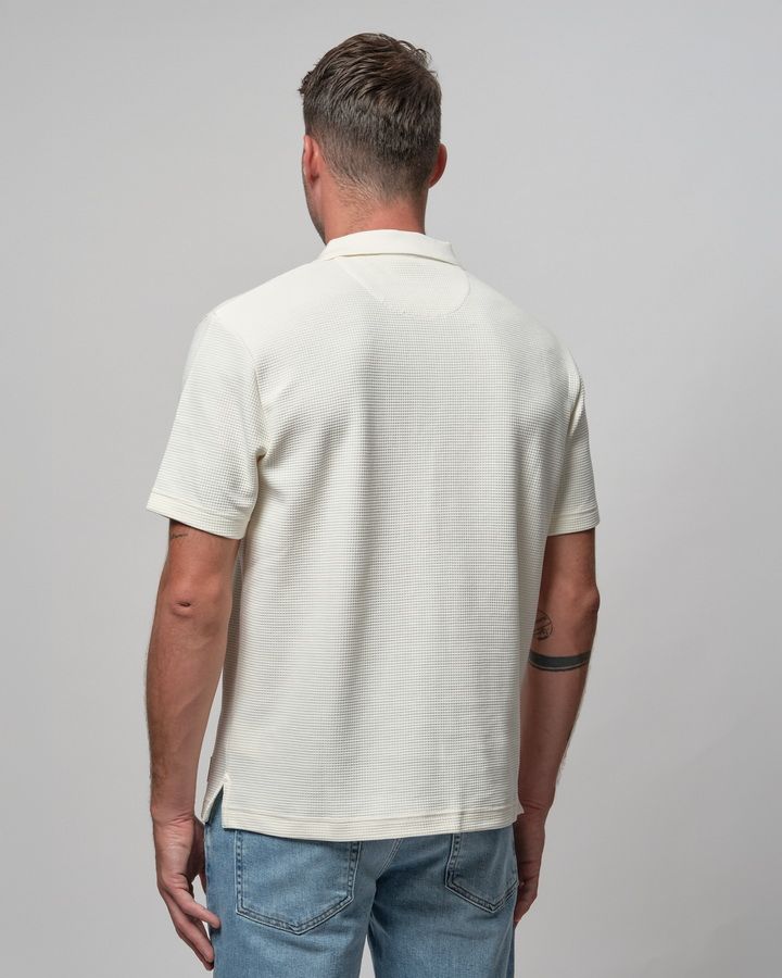 Gant Waffle Texture Short Sleeve Polo