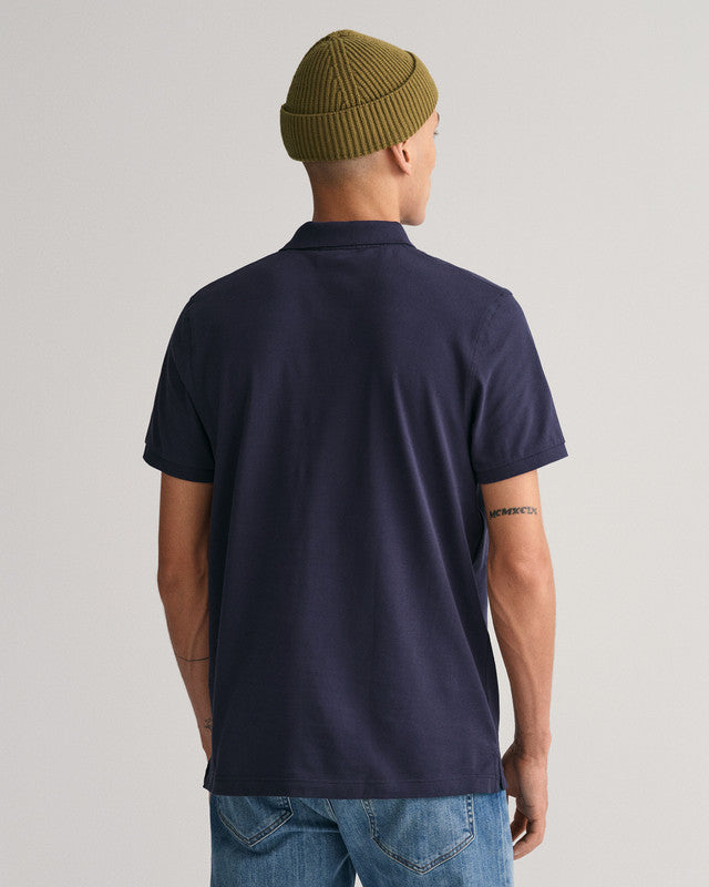 Tonal Shield Polo Shirt