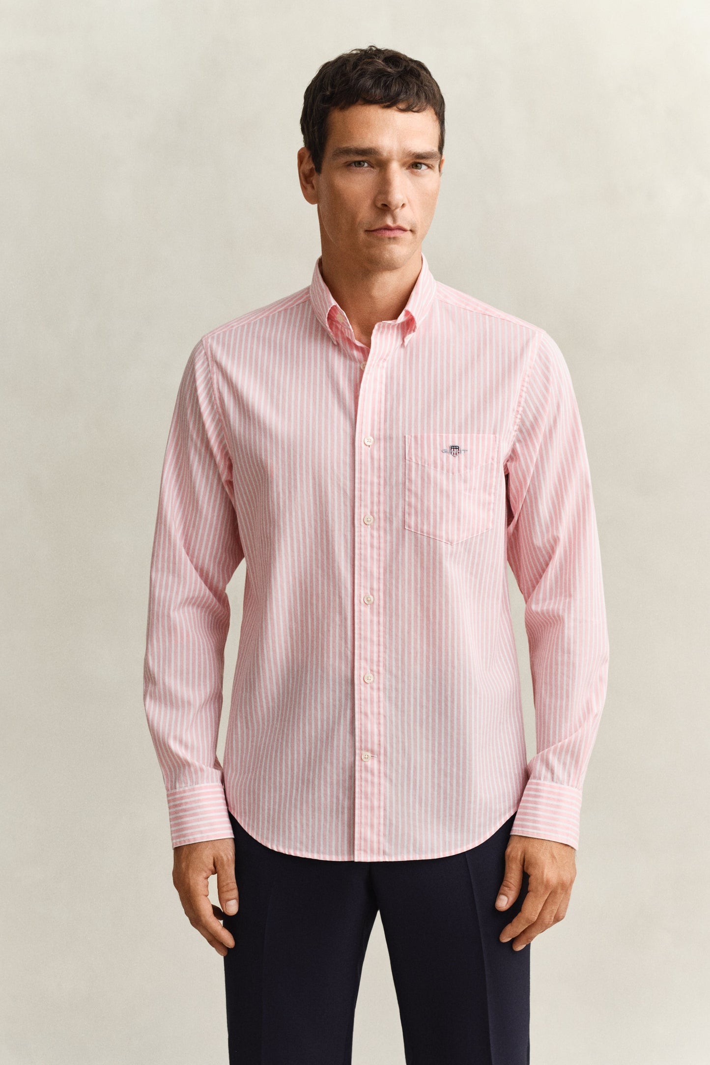 Regular Classic Poplin Stripe Shirt