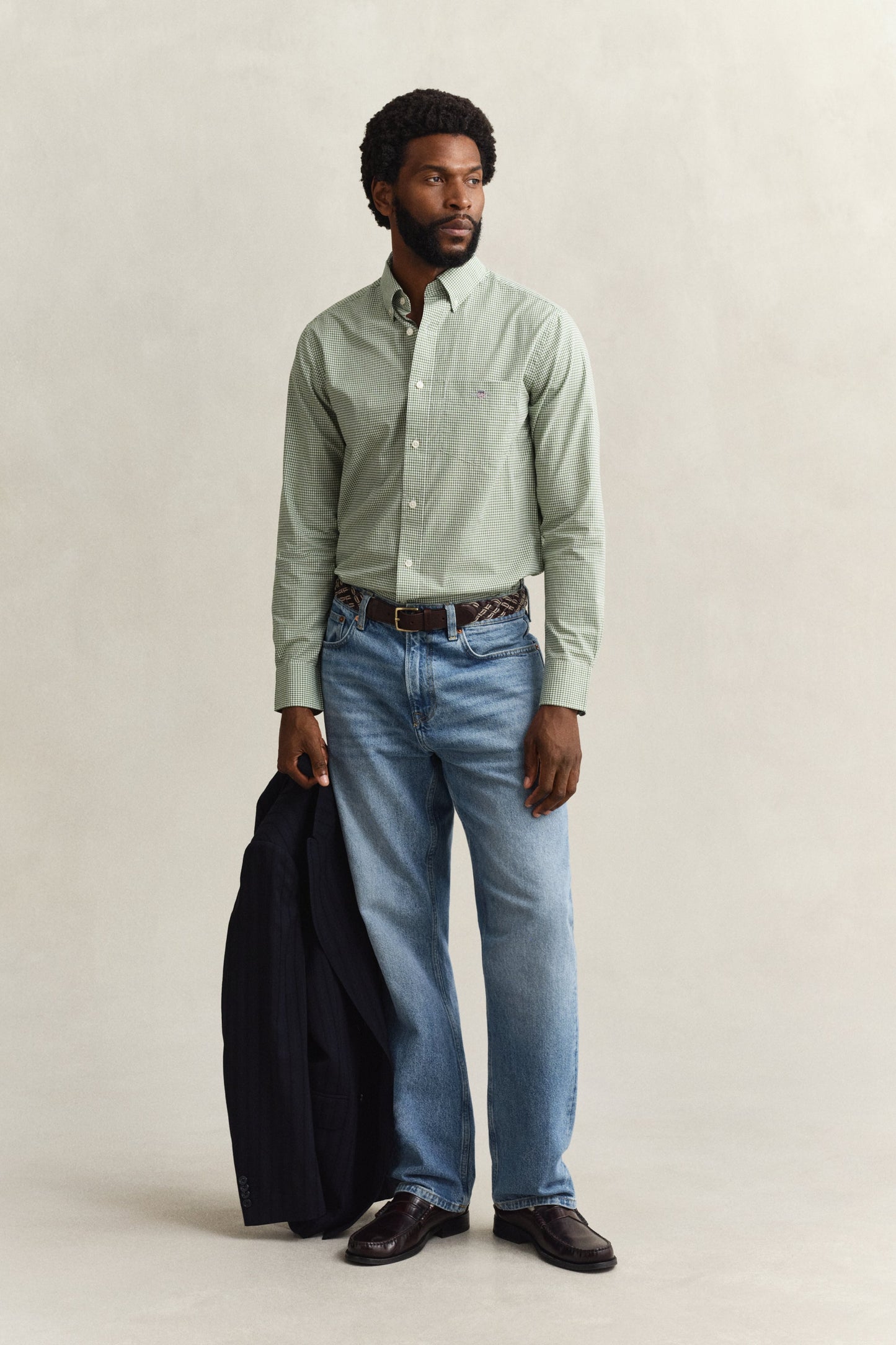 Regular Classic Poplin Gingham Shirt