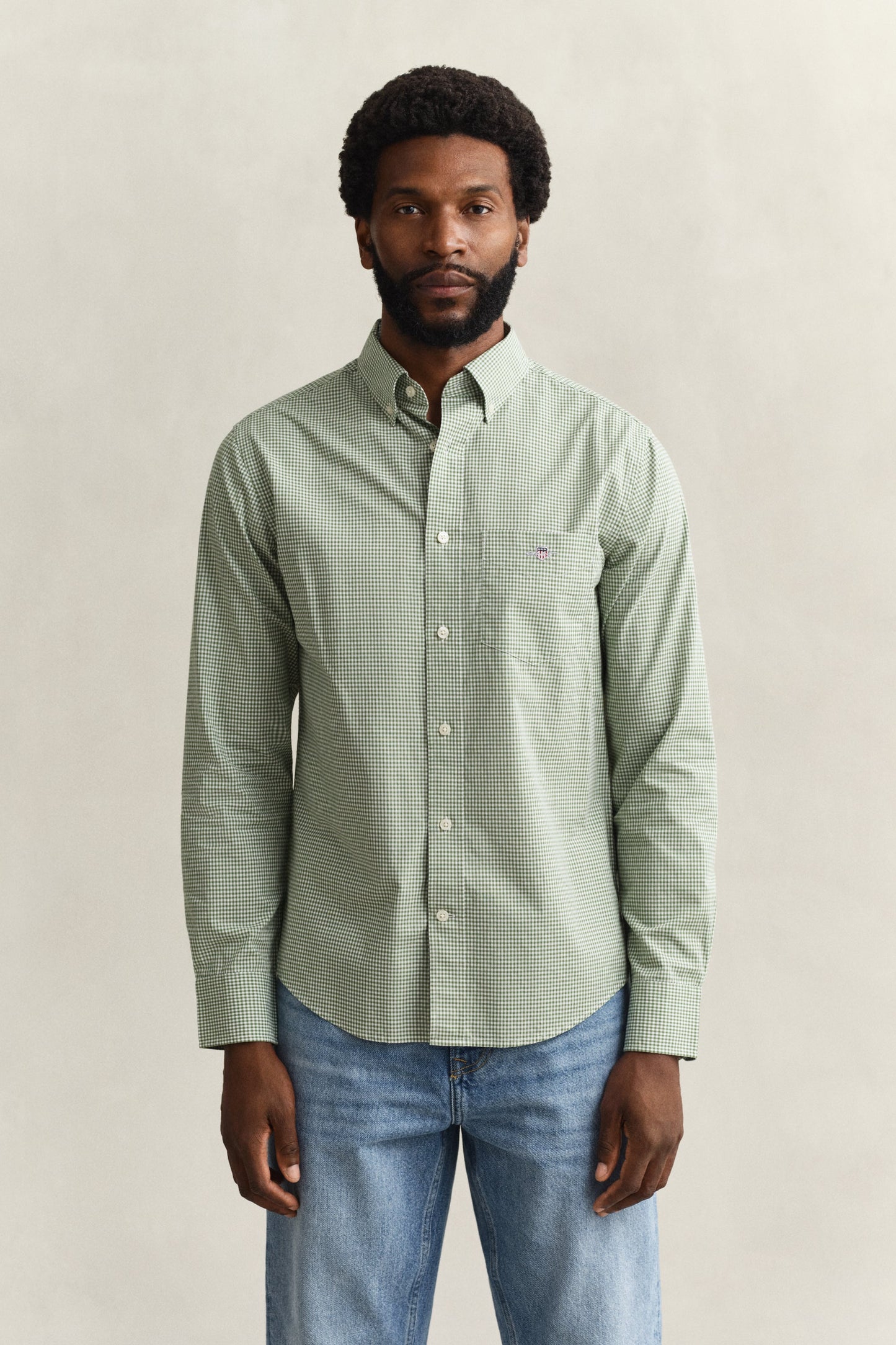 Regular Classic Poplin Gingham Shirt