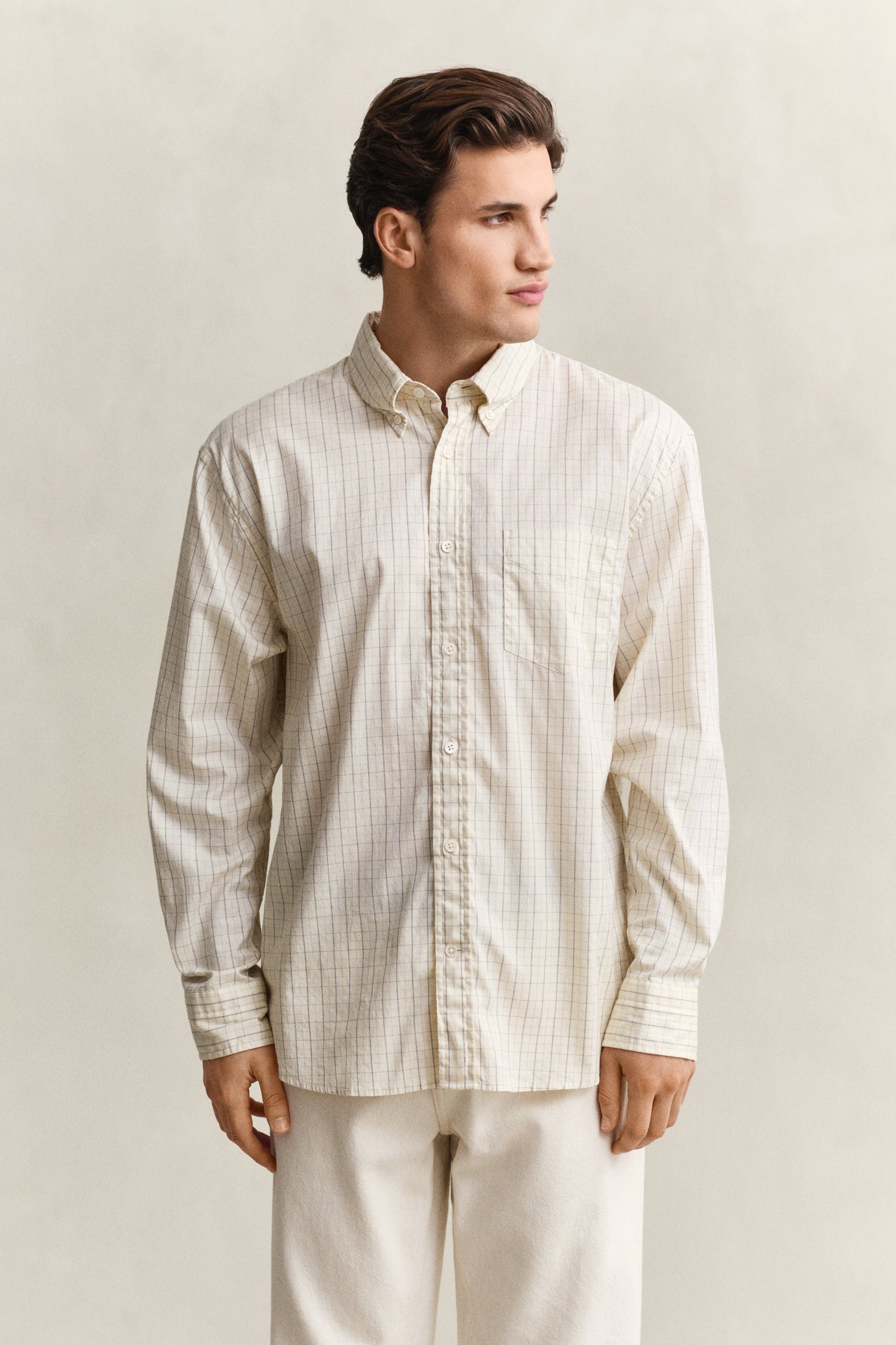 Relaxed Dreamy Oxford Check Shirt
