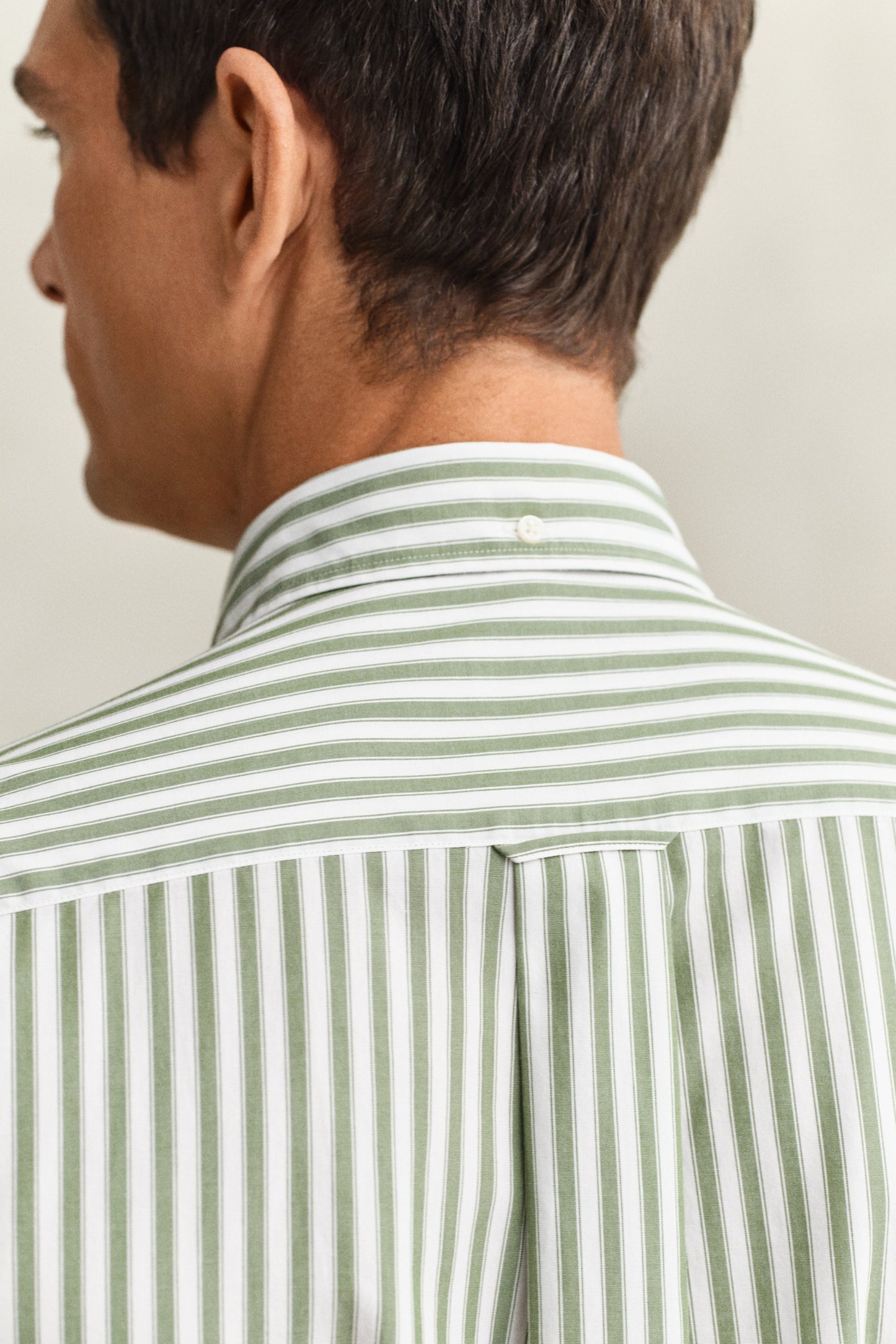 Regular Classic Poplin Stripe Ss Shirt