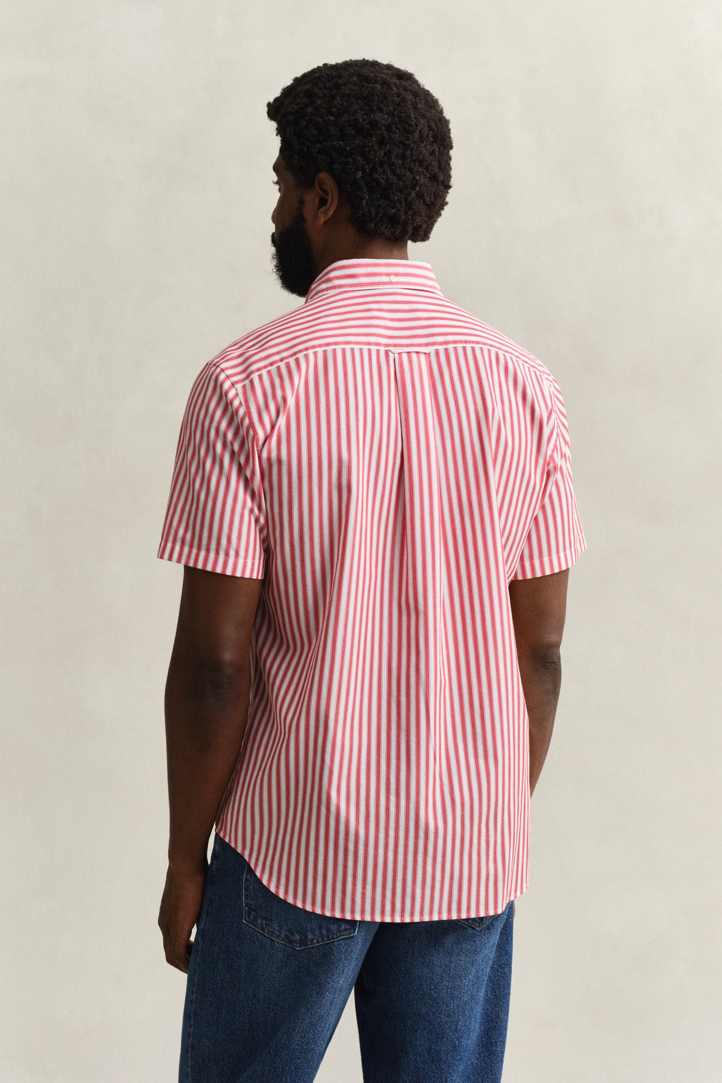 Regular Classic Poplin Stripe Ss Shirt