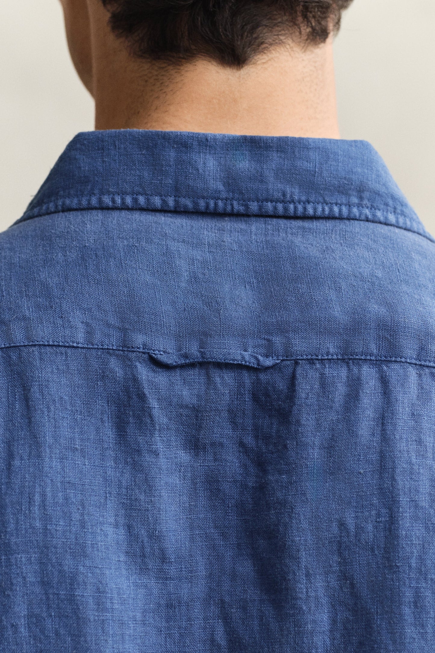 Regular Garment Dyed Linen SS Camp Shirt