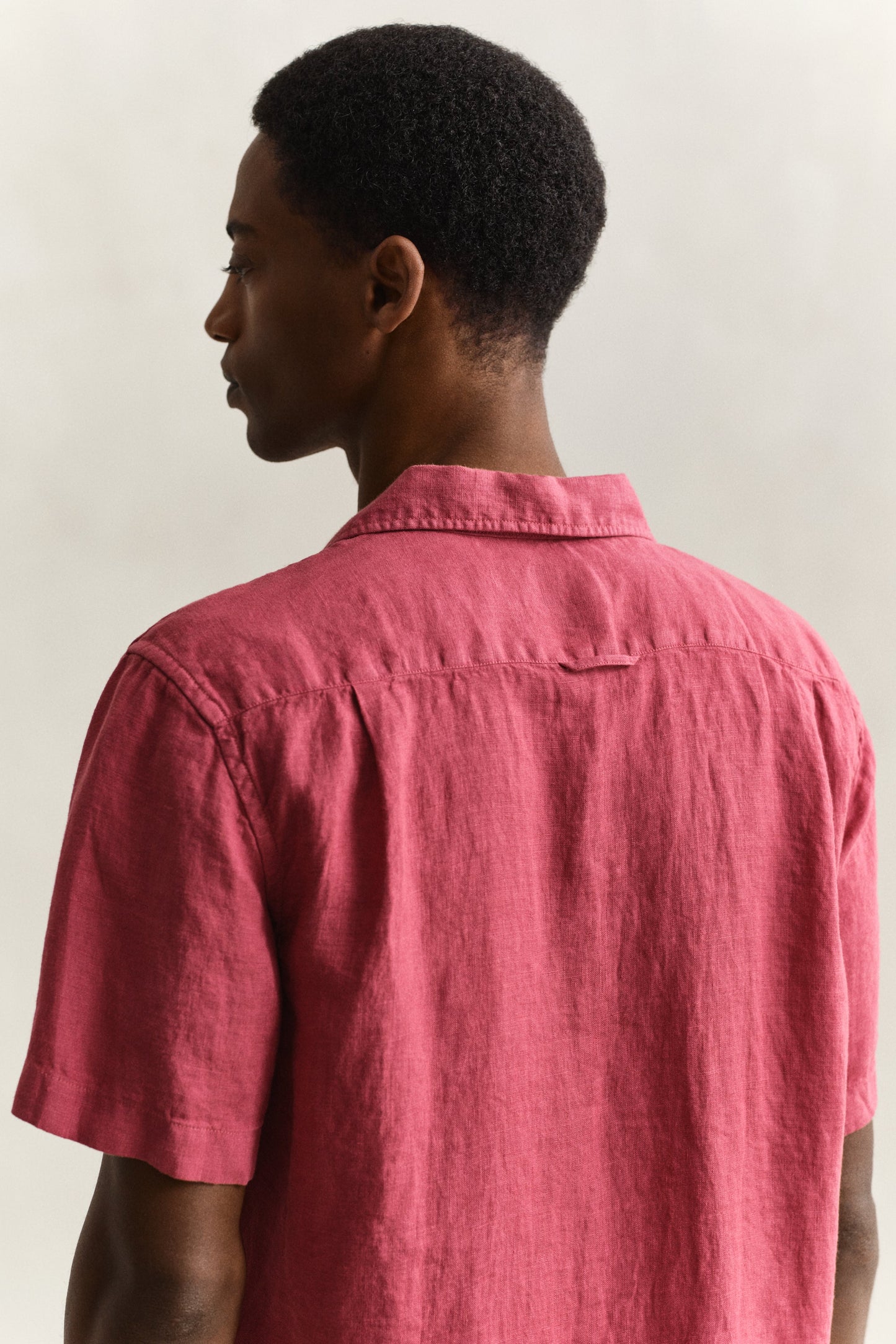 Regular Garment Dyed Linen SS Camp Shirt