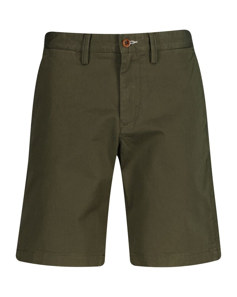 SLIM TWILL SHORTS Green / 31