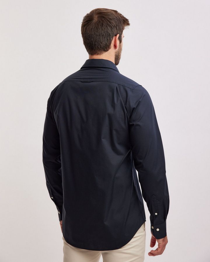 Slim Stretch Poplin Shirt