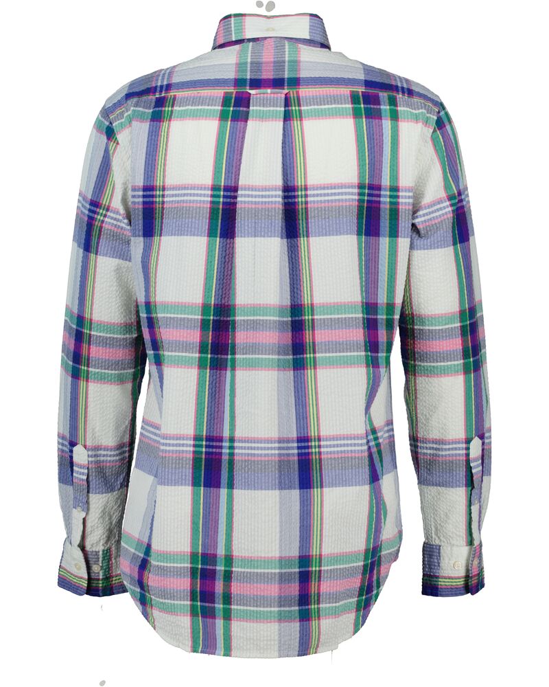 REG SEERSUCKER MADRAS SHIRT White / S