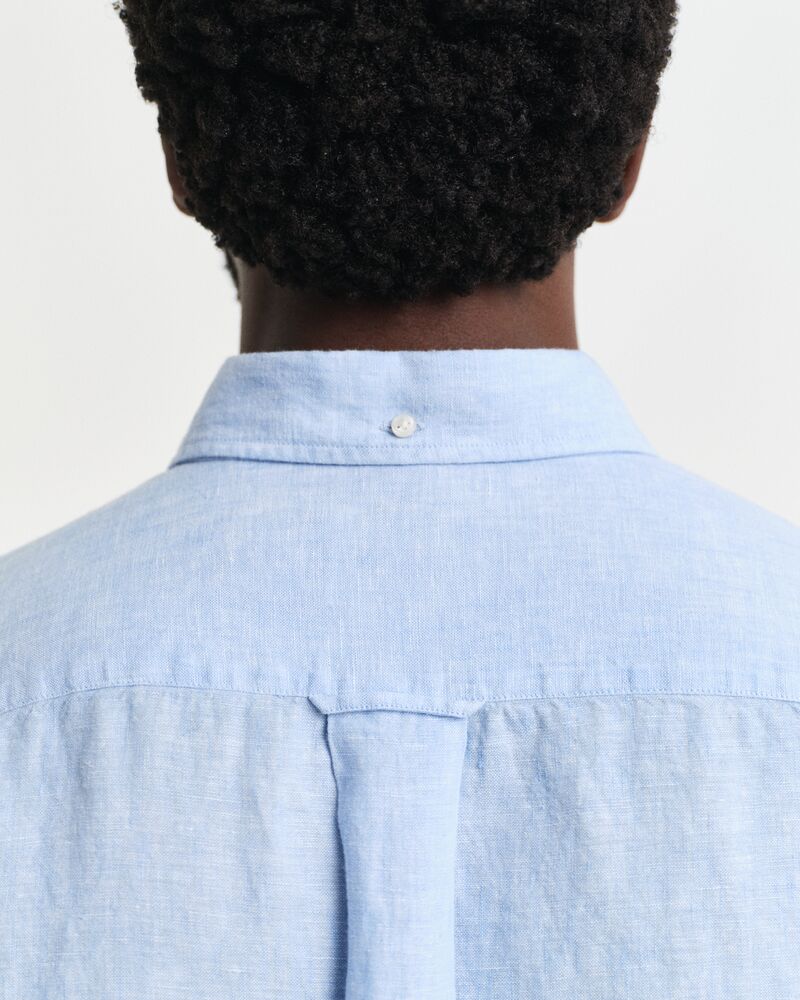 REG LINEN SHIRT Blue / S